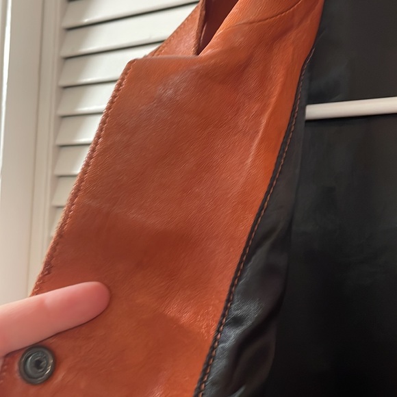 Women’s vintage leather jacket - Picture 3 of 6